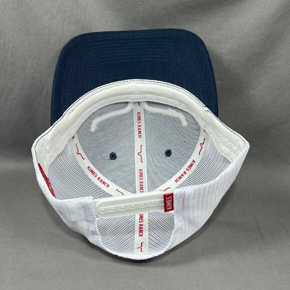 Kimes Ranch Rodeo Cowboy Snapback Hat Cap Blue Trucker Mesh Western Farmer Mens - Picture 14 of 15